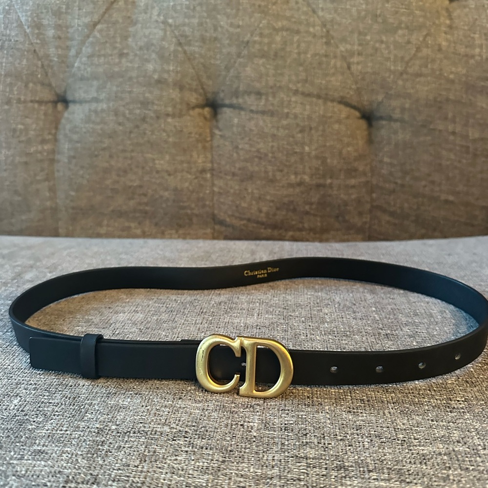 Dior Saddle Belt Black Ultrasmooth Calfskin